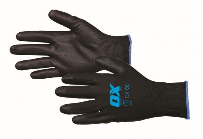 OX PU Flex Nano Foam Palm Safety Gloves