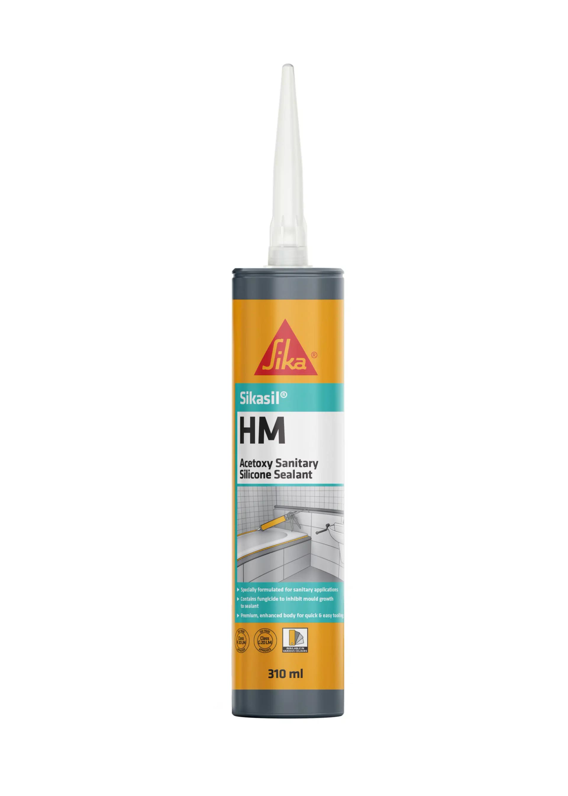 Sikasil HM Acetoxy Sanitary Silicon Sealant 310ml