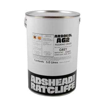 ARBOKOL AG2 Pouring Grade Two Part Polysulphide 5 Litre Pack - Grey